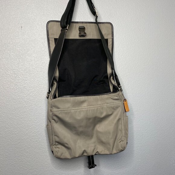 Coach Leather and Nylon Messenger Bag - Picture 5 of 8